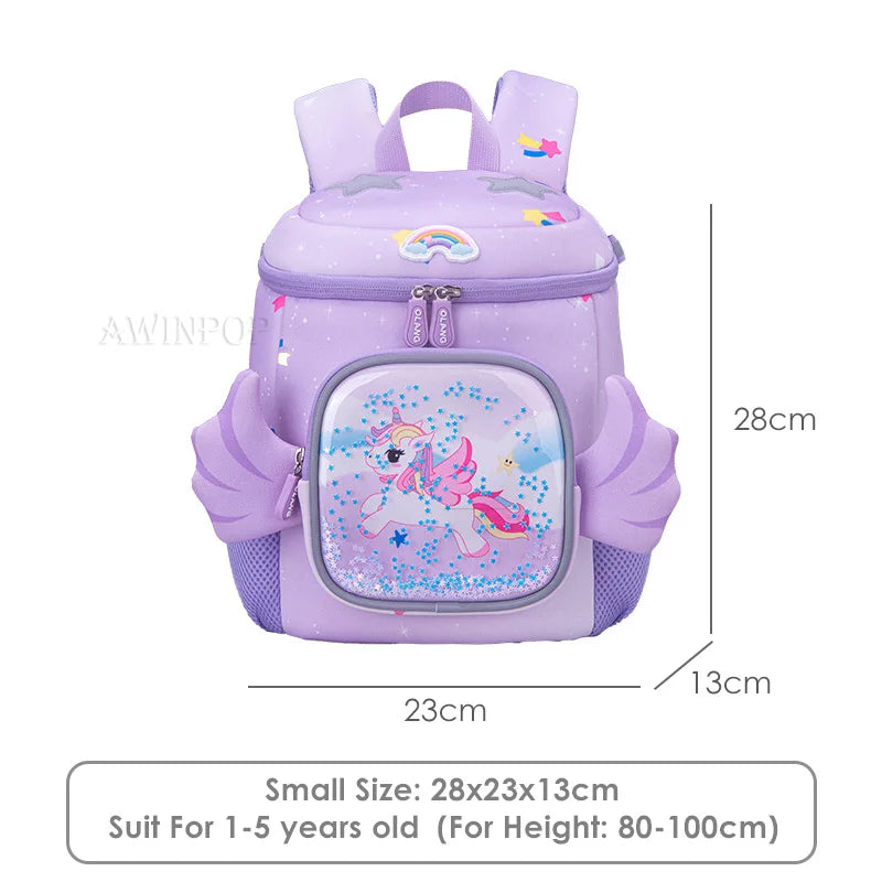 Girls' School Backpacks Pink Unicorn Schoolbag For Kindergarten Children Kids School Bags Students Pack Mochilas Kawaii Bolsa