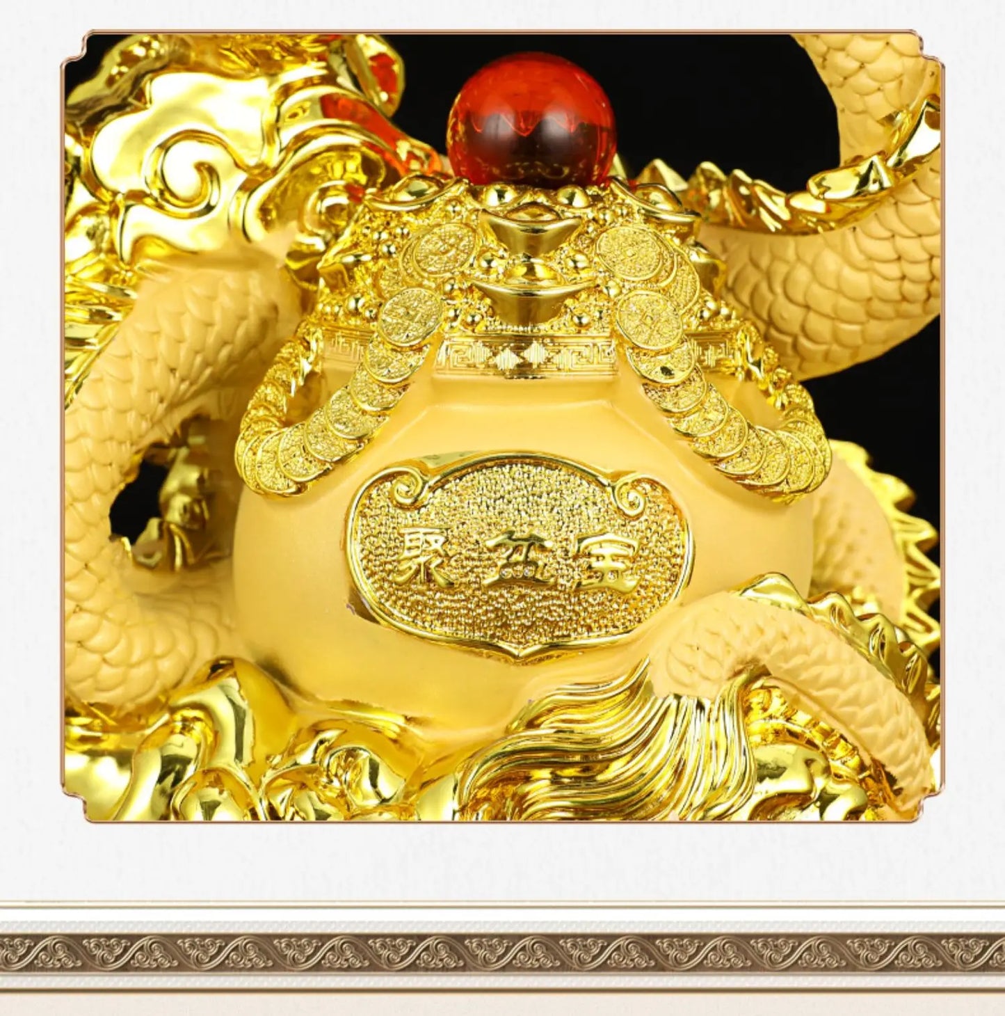 Good Omens Home SHOP Company gold Royal fortune Auspicious Dragon GOOD LUCK thriving business money Success FENG SHUI 50% OFF