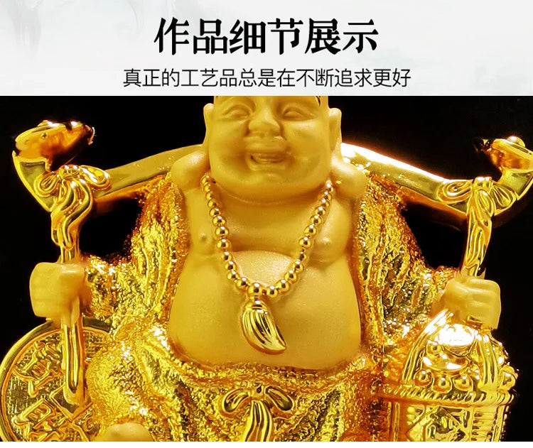 Diwansi Gold Placer Has More Than Enough Wealth, Arowana Maitreya Ornaments and Crafts, Home Shops, Opening Gifts, Wholesale.