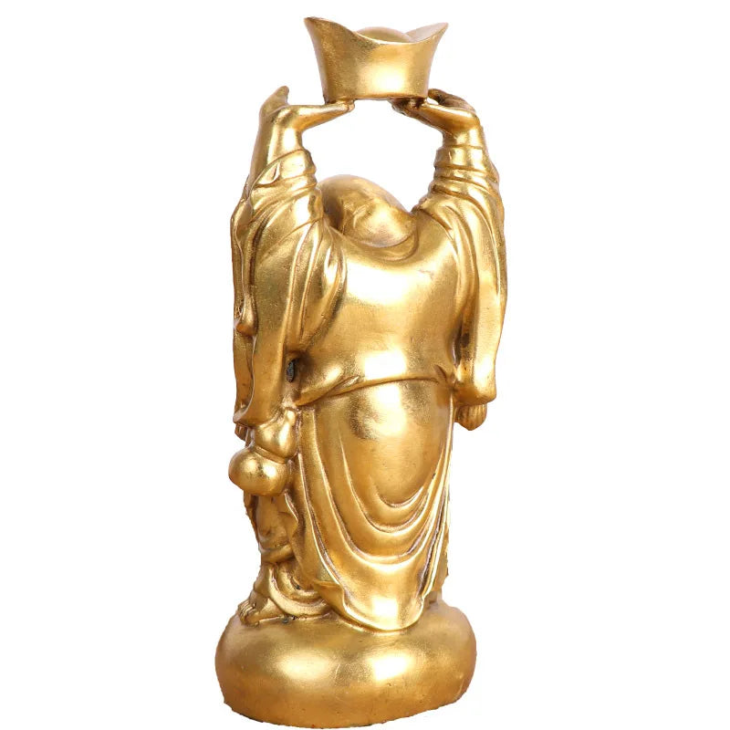 Yangtongji manufacturer wholesales pure copper juyuanbao Buddha Maitreya Buddha Laughing Buddha ornaments and entrusted Yuanbao