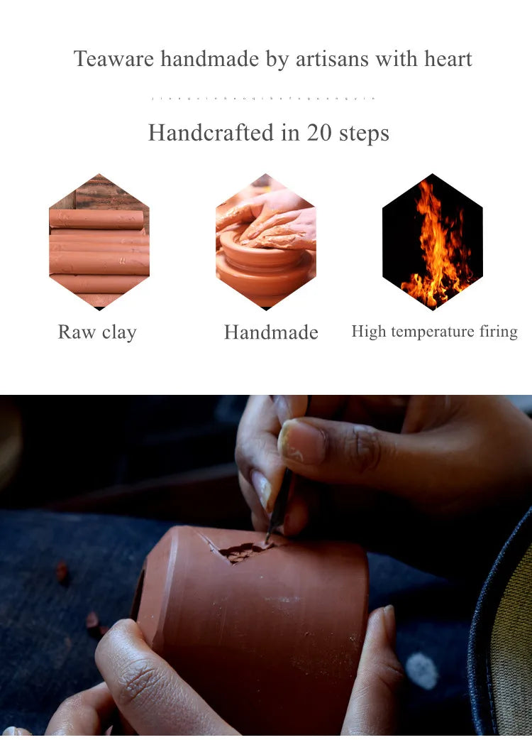 Jianshui Purple Clay Red Plum Tree Pure Handmade Tea Pot(Not Yixing Zisha) Ceramic Kung Fu Tea Set Drinkware Tea Ceremony