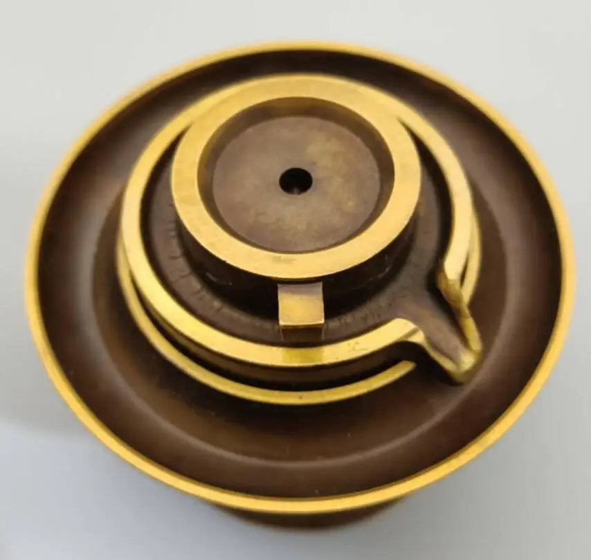 China brass creative Rotary table Backflow incense burner crafts statue