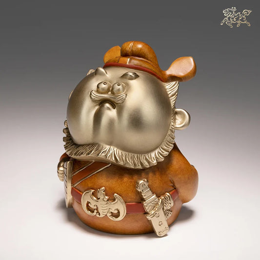 HONG KONG Asia HOME Store Talisman Mascot TIAN SHI ZHONG KUI Exorcism bring Good luck Bless family bronze carving statue