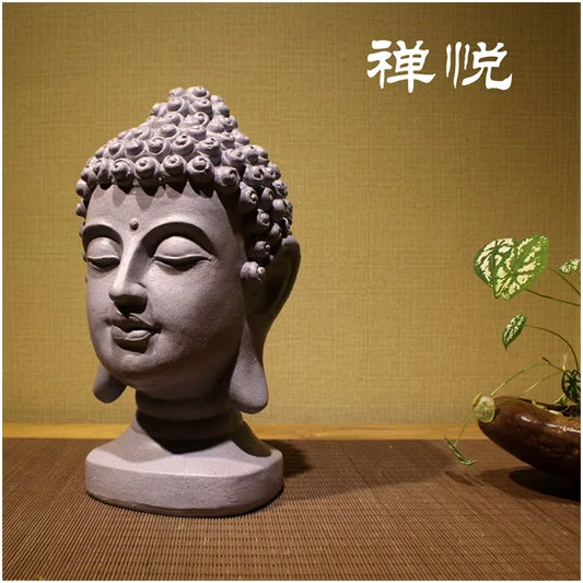 HOT SALE 28CM -Wholesale Buddha figure # TOP HOME family Protection Talisman Retro Buddhism Ornamental Buddha statue