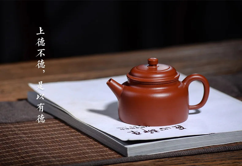 210ml Authentic Zisha teapot Yixing original mine famous Dahongpao handmade teapot chinese Kung Fu tea table gift