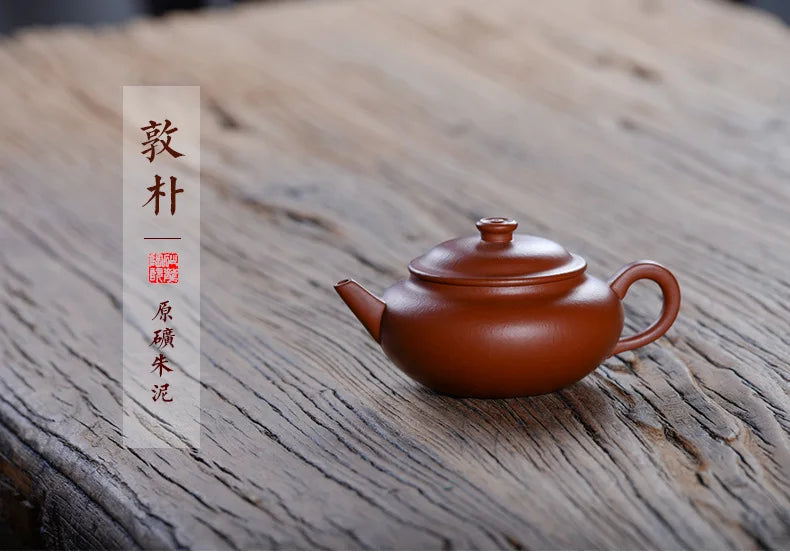 160ml Yixing original mine Zisha tea pot famous master pure manual purple mud tea pot Kung Fu tea kettle tea gift set Genuine