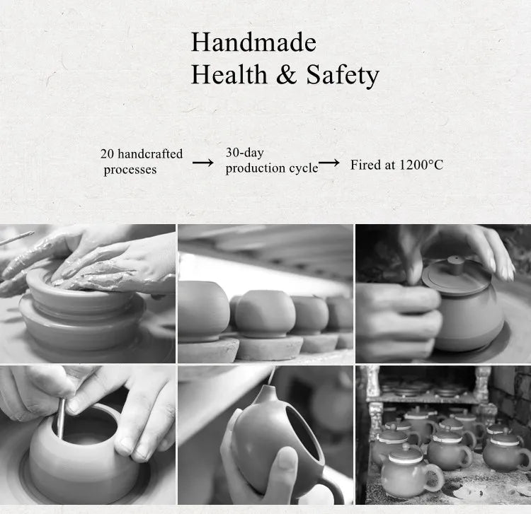 Jianshui Purple Clay Master Handmade Hammered Linzhi Teapot (Not Yixing Zisha) Ceramic Kung Fu Tea Set Drinkware Tea Ceremony