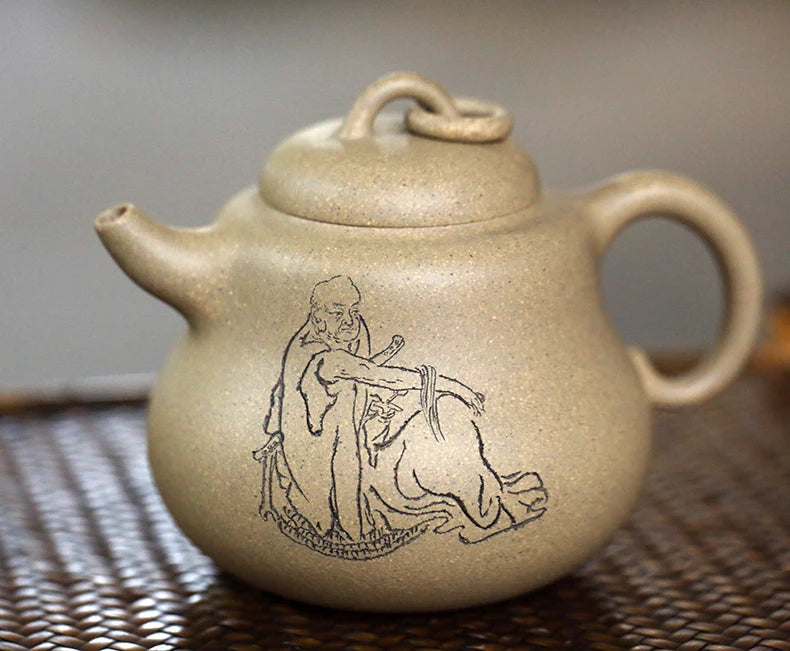 Hall are recommended by the manual monohydrate brawl in period of mud, carved gourd pot of paint Luo Hantu 290 ml