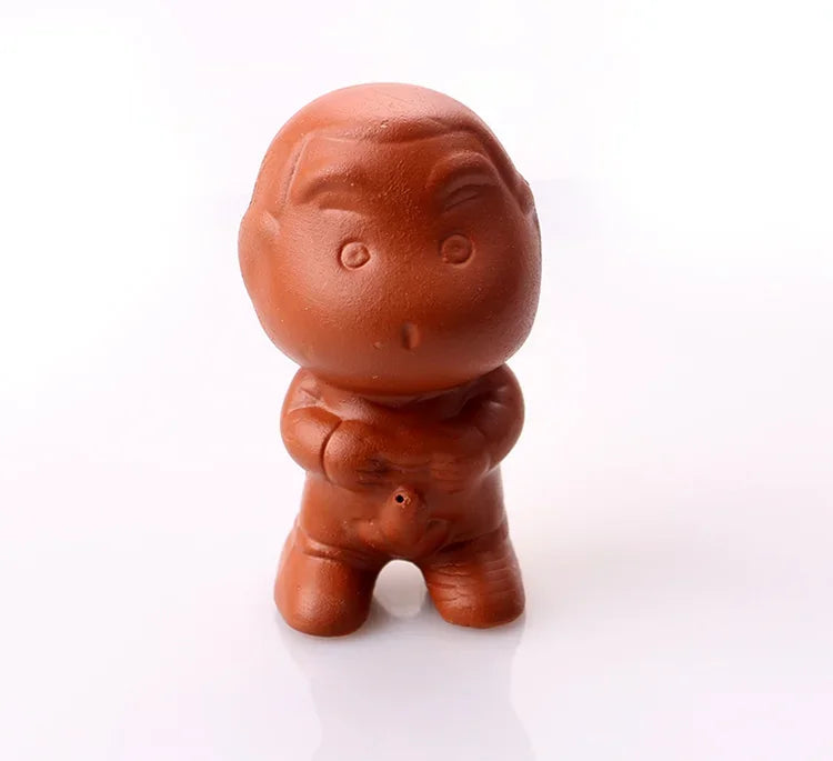 Hand Crafts Lovely Boy Tea Pet jewelry Decoration Tea pet Tea ceremony to play Chinese Yixing Purple clay Tea accessories