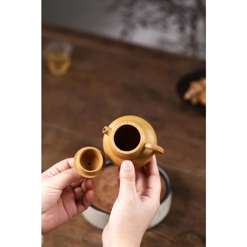 Handmade Purple Clay Teapot Small Capacity Boutique Yixing Tea Pot Raw Ore Beauty Kettle Chinese Tea Ceremony Accessories