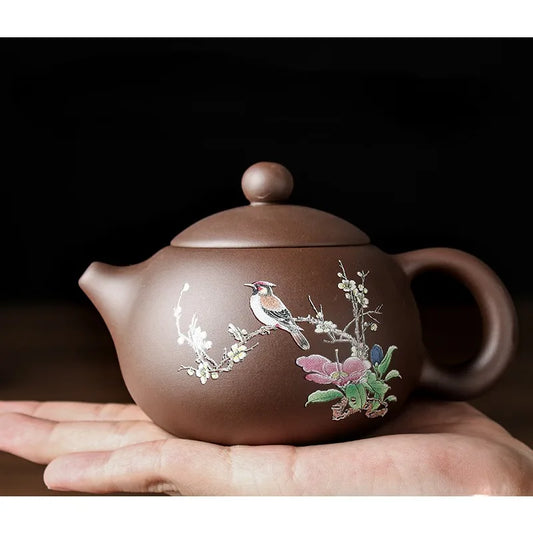 Handmade Yixing Clay Teapot Chinese Kettle Puer Tea Set Kung Fu Zisha Teaware 200ML