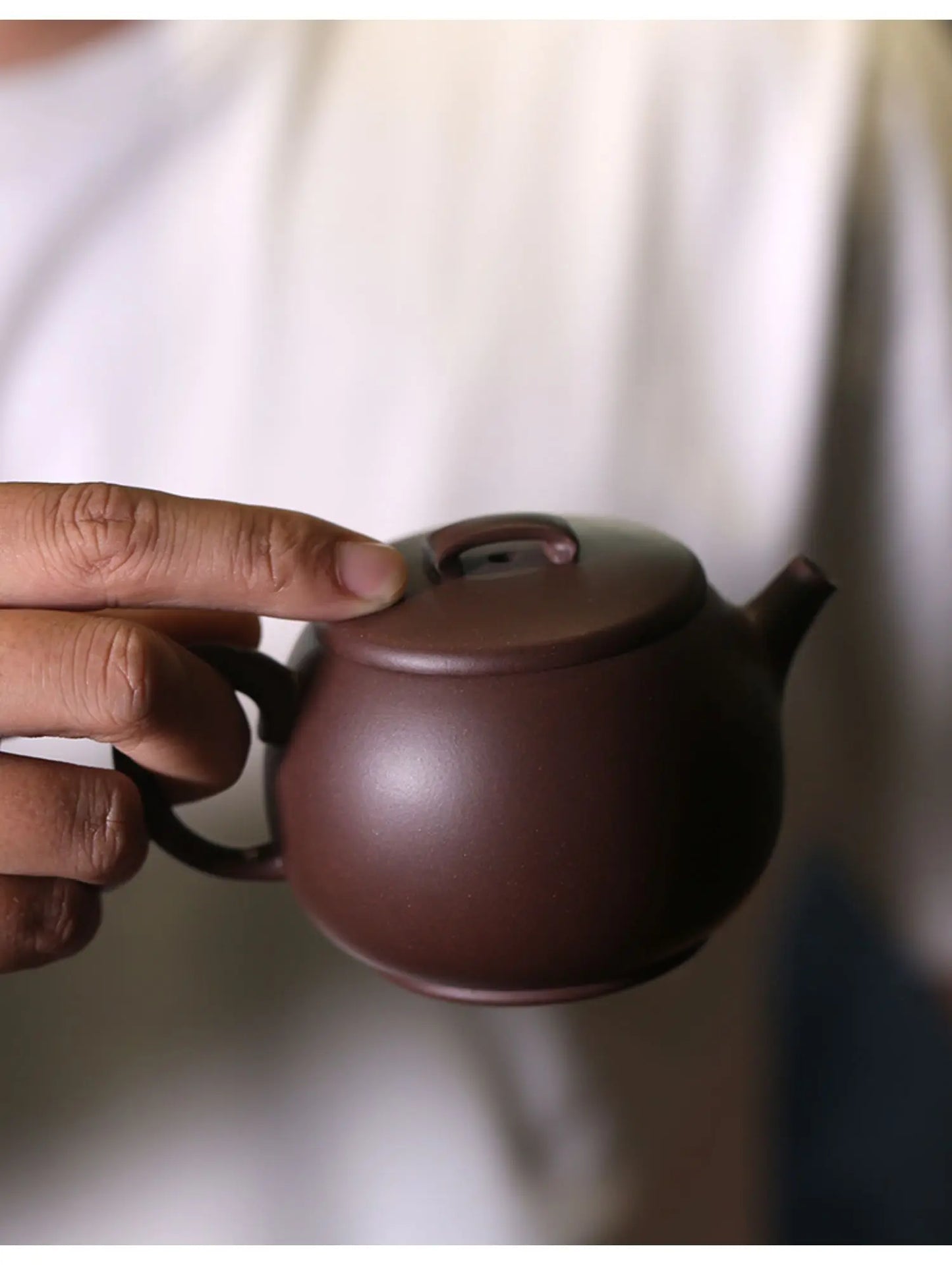 hall yixing undressed ore recommended pure manual famous kung fu tea set old purple clay and drink pot of 210 ml