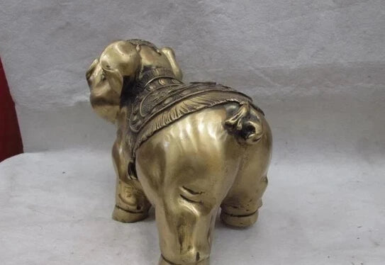 wholesale factory Chinese Brass Copper Feng Shui Wealth Money Hannaford Pig statue 25% off
