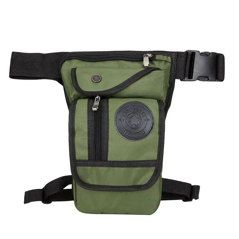 High Quality Men Nylon Cross Body Fanny Motorcycle Rider Hip Belt Leg s Travel Drop Thigh Pouch Military Waist Pack Bag