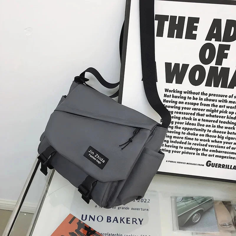 High Quality Nylon Shoulder Bag Casual Crossbody For Teenager Student School Fashion Messenger Bags Satchels