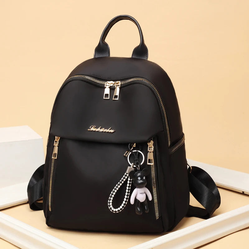 High Quality Oxford Waterproof Large Capacity Backpacks Women Travel Bag Solid Harajuku Student Schoolbag Backpack Unisex Bags