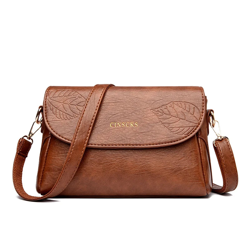 High Quality Soft Leather Handbags Women Luxury Purses Female Bag Designer Ladies Shoulder Crossbody Bags 2023 Tote Sac A Main
