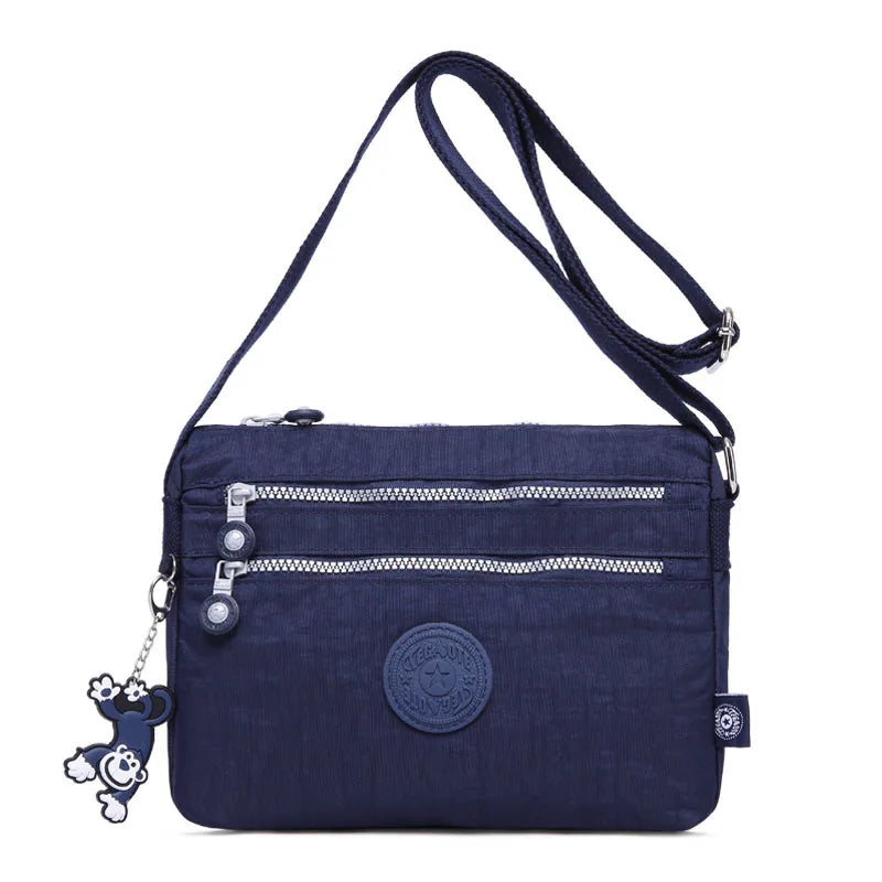 High Quality Waterproof Men Women Shoulder Messenger Bag Small Cross Body Phone Purse Lightweight Blue Black Red Purple
