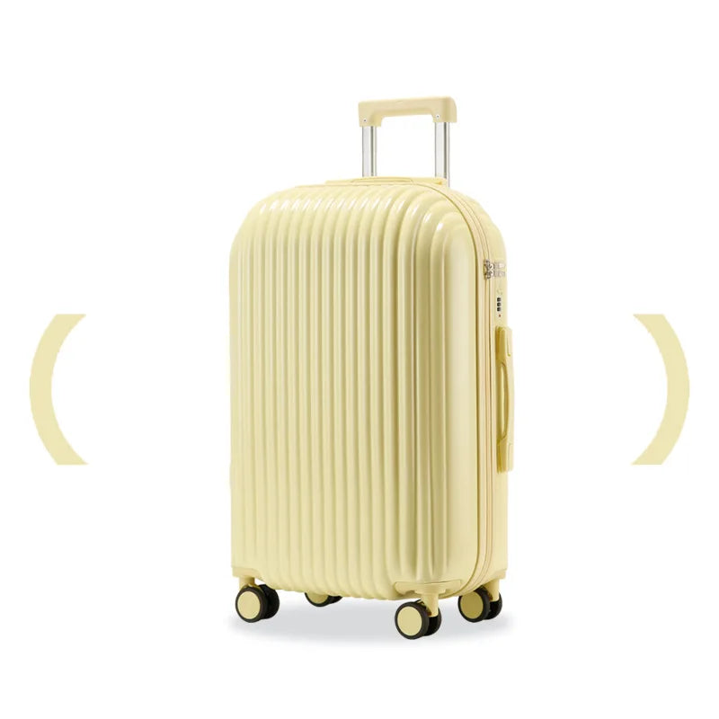 High-value bread suitcase ultra-light pressure-resistant boarding female small password box male 20-inch pull rod travel luggage