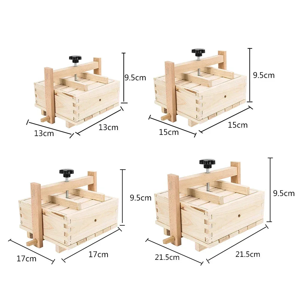 Homemade Tofu Cheese Making Machine And Cloth Pressing Machine With Three Cheese Cloth For Making Tofu Mold Frame