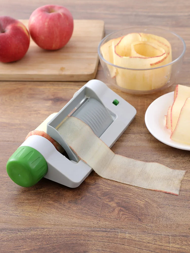 Household Peeling Apple Pear Radish Roller Knife Kitchen Gadgets Vegetable Slicer Salad Hot Pot Kung Fu Potato Chip Mold Tools