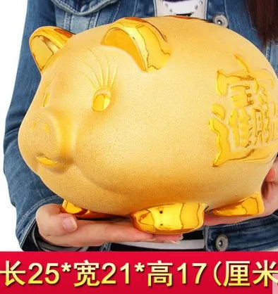 Household items and lovely lucky the pig can save money and good luck piggy bank birthday present home decoration accessories