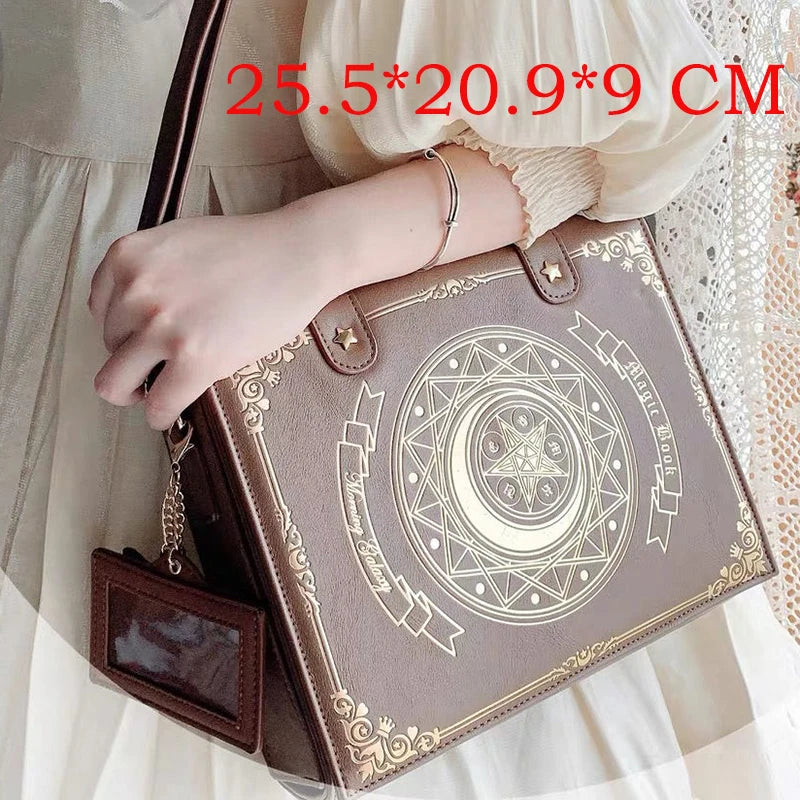 Japan Style High Quality Lolita Gothic Backpacks Girl Students School Magic Shoulder Bags Briefcase Bookbags
