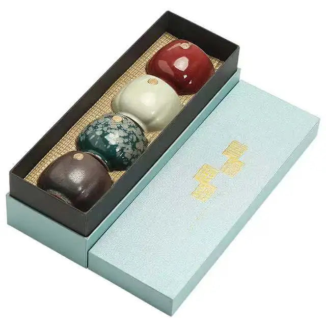 Japanese Style Kiln Baked Tea Cup Ceramic Kung Fu Tea Set Cup Master Cup Personal Cup Set Teacups Tea Cup Strainer