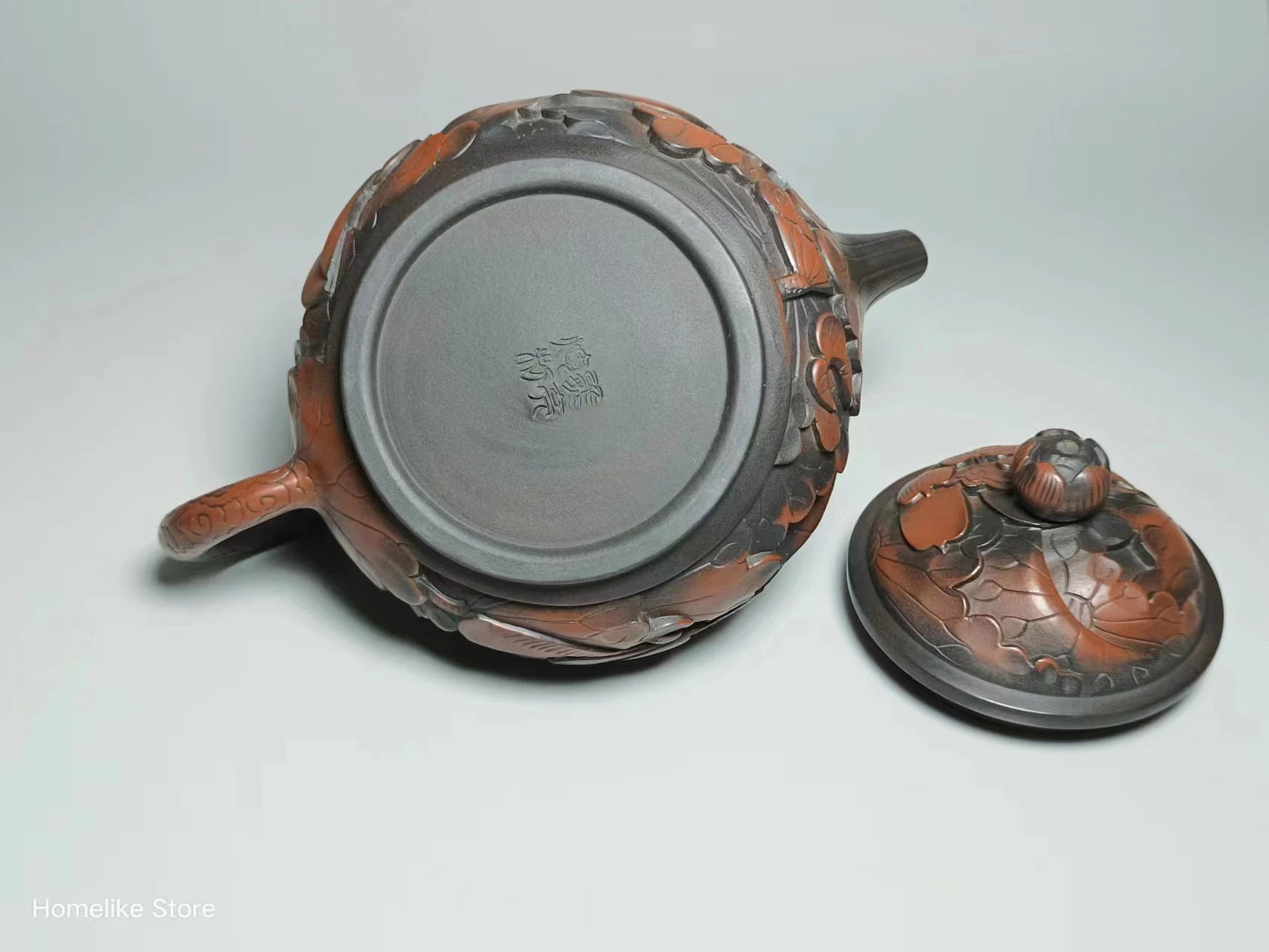 Jianshui Pure Handmade Master Lotus Full Carving Tea Pot(Not Yixing Zisha) Ceramic Kung Fu Tea Set Drinkware Tea Ceremony