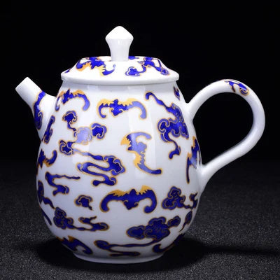 Jingdezhen Ceramic Teapot Celadon Chinese Kungfu Da Hong Pao Green Tea Set Household Handmade Simple Teaware Free Shipping
