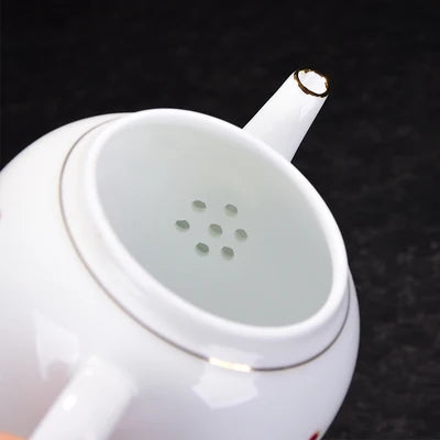 Jingdezhen Enamel Ceramic Teapot Kung Fu Jin Jun Mei Green Tea Set Porcelain Pastels Home Filter Small Teapot Teaware