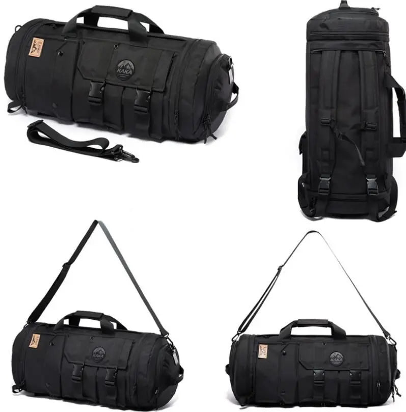 KAKA 45L Large Capacity Men Travel Bags Multifunction Bag Waterproof Travel luggage handbag Men backpack Douse Use Shoulder Bag