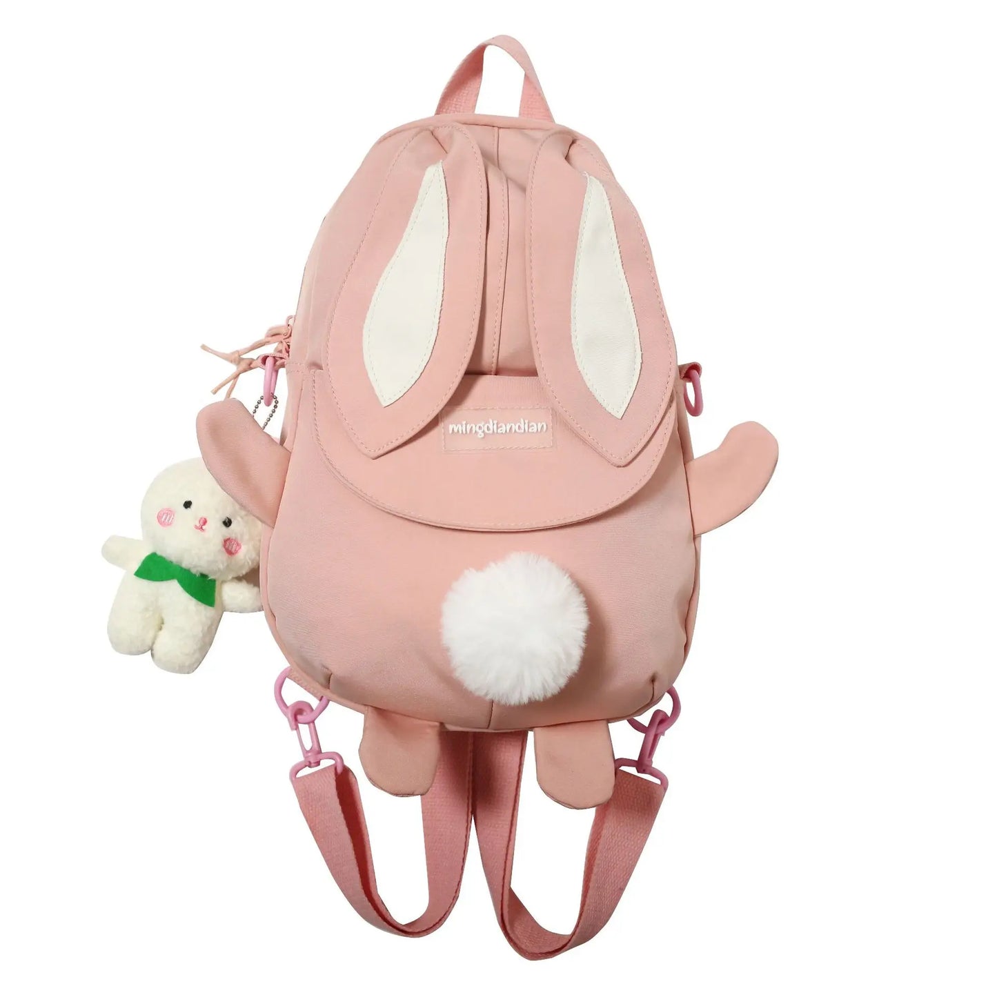Kawai Girl Lolita Backpack Rabbit Ears Pink Bags Lolvely mochilas escolares anime bolsos japoneses