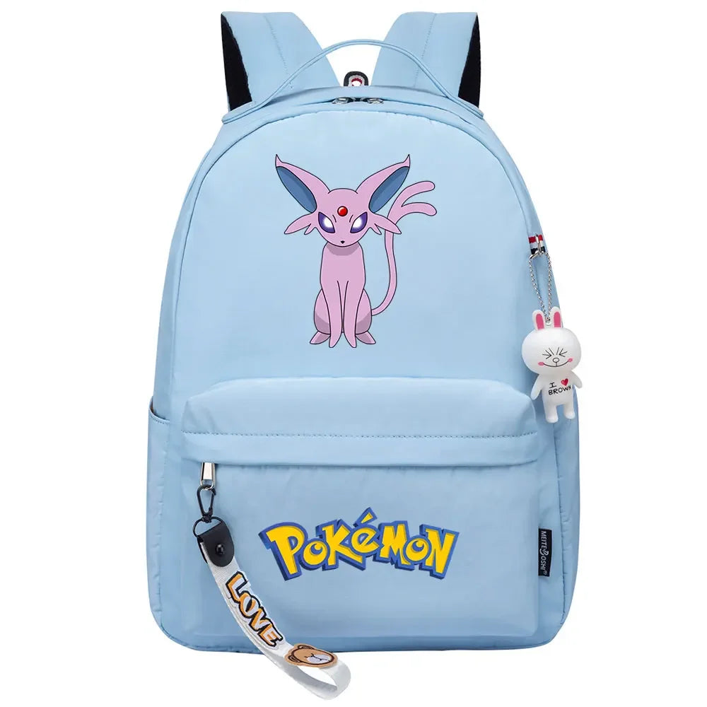 Kawaii Raichu Togepi Jigglypuff Boys Girls Kids School Book Bags Women Bagpack Teenagers Canvas Laptop Travel Backpack