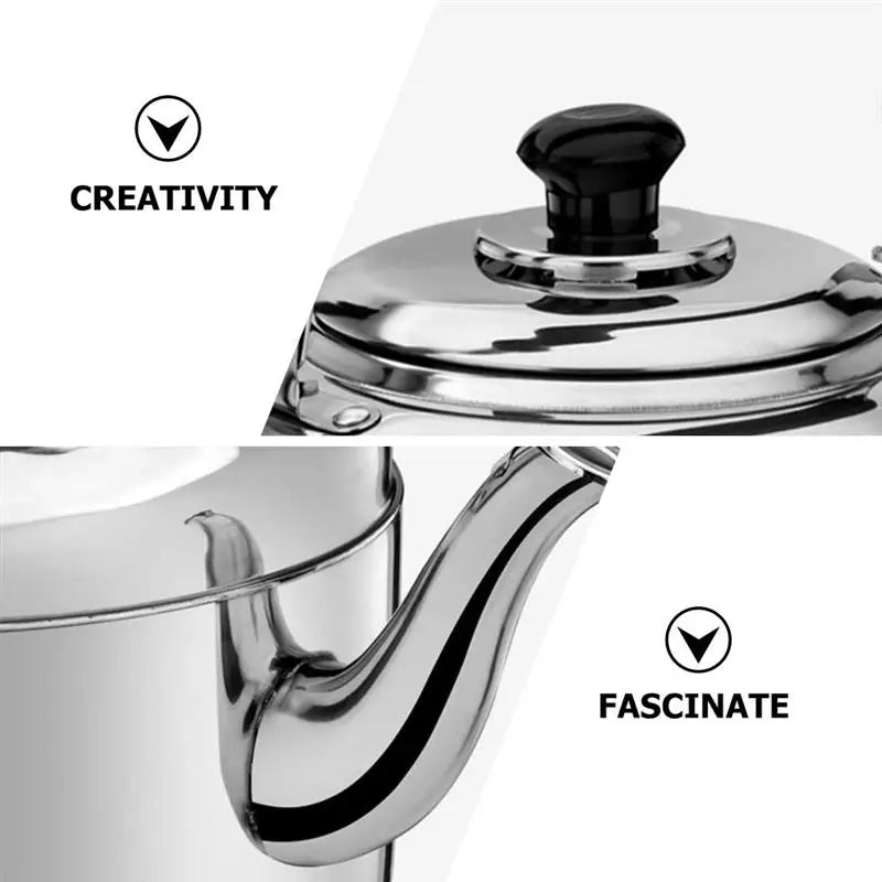 Kettle Tea Water Stove Whistlingstove Stainless Steel Teapot Pot For Hotboiling Pots Gas Coffee Induction Camping