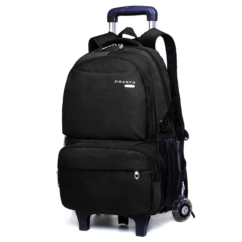 Kids Student Wheeled Backpack School Bags with wheels Rolling Backpack for boy Trolley Book Bag Travel Trolley backpack Luggage