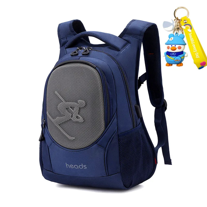 Kids backpack Primary children School Bags For Boys large orthopedic Backpack Waterproof Schoolbag big Book Bag mochila infantil