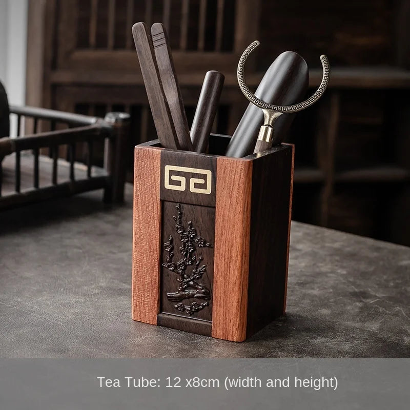 Kung Fu Tea Utensils Collection Tea Ceremony Six Items Suit 6 Gentlemen Copper Tea Clip Brick Tea Pry Tea Knife Tea Making Tools