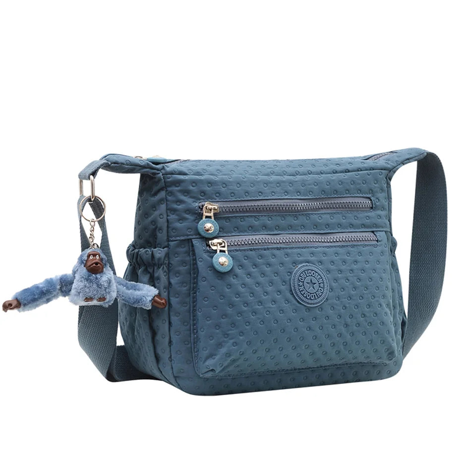 Ladies Fashion Shoulder Bags for Women Designer Waterproof Nylon Handbag Zipper Purses Messenger Crossbody Bag Sac A Main
