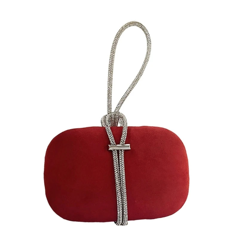 Lady Purse Handle Evening Bag Elegant Party Banquet Wedding Clutches for Women Girl Cocktail Tote Bag Handbag