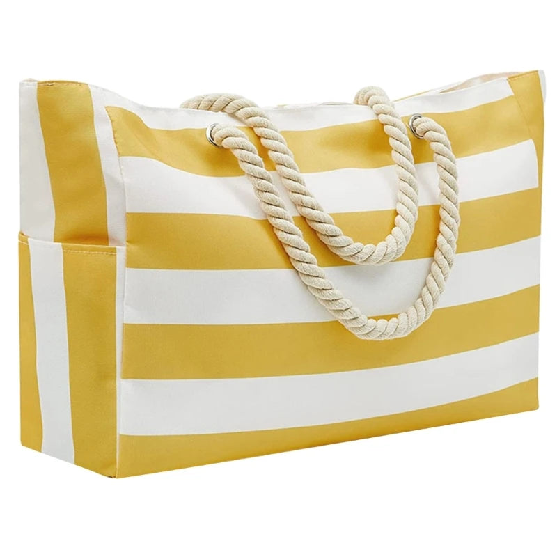 Large Beach Tote for Women Waterproof Sandproof Swim Pool Travel Tote Bags Vacation Beach Bags Multi-functional Summer Beach Bag