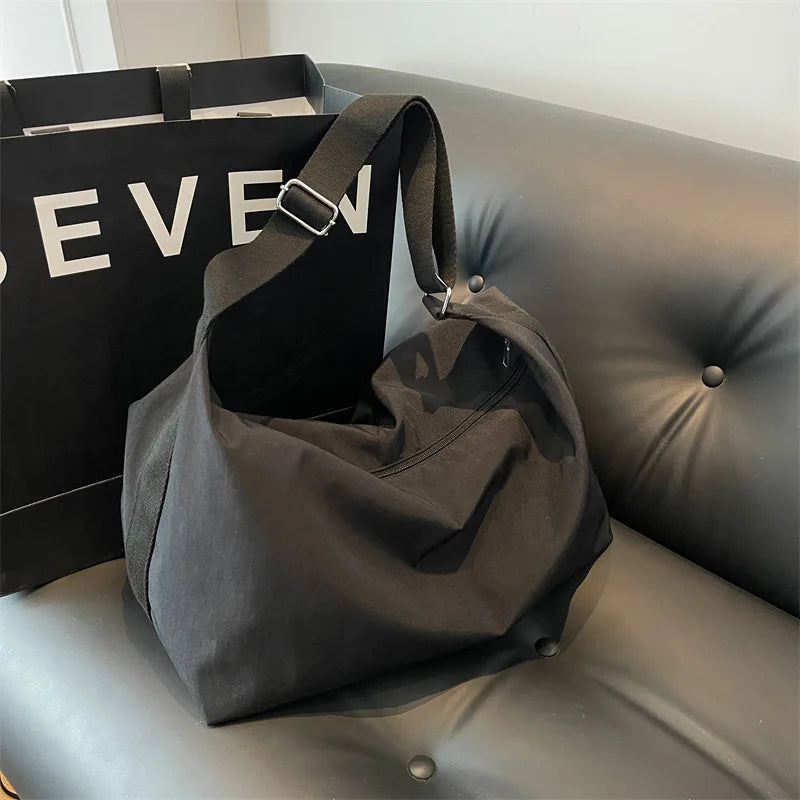 Large Capacity Canvas Women Tote Bags Fashion Female Shoulder Bag Commuting Carrying Bag Casual Designer Handbag Shopper Bag