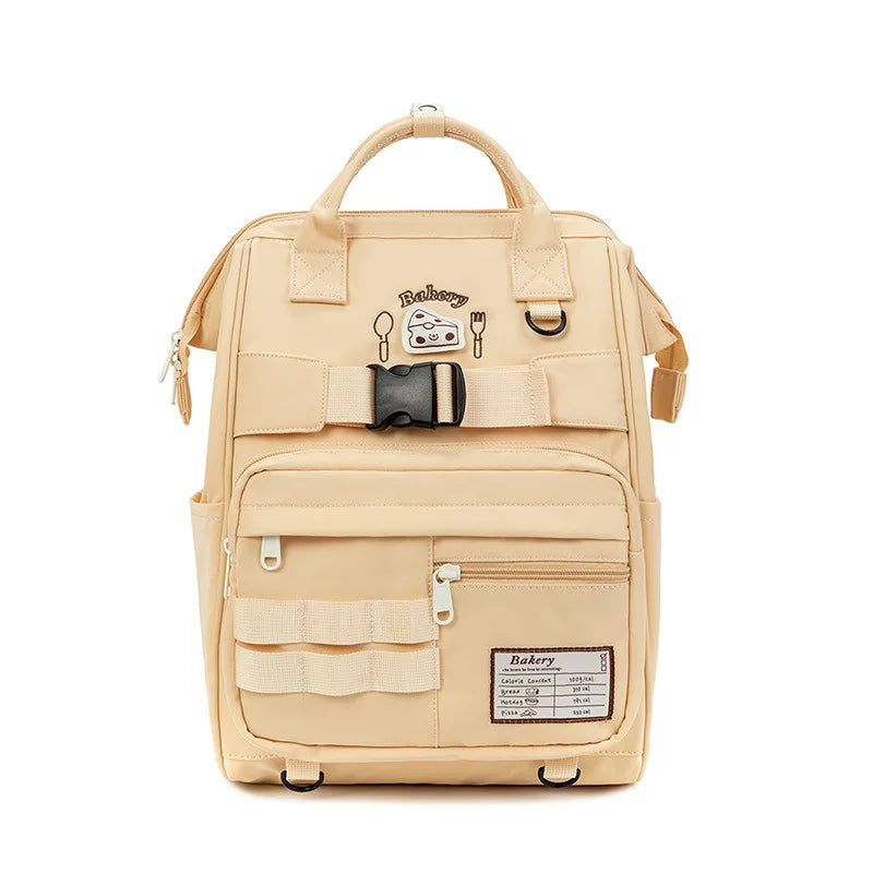 Large Capacity Casual Women Backpack 14 Inch Laptop Cute Kawaii High School Bags for Teenage Girls
