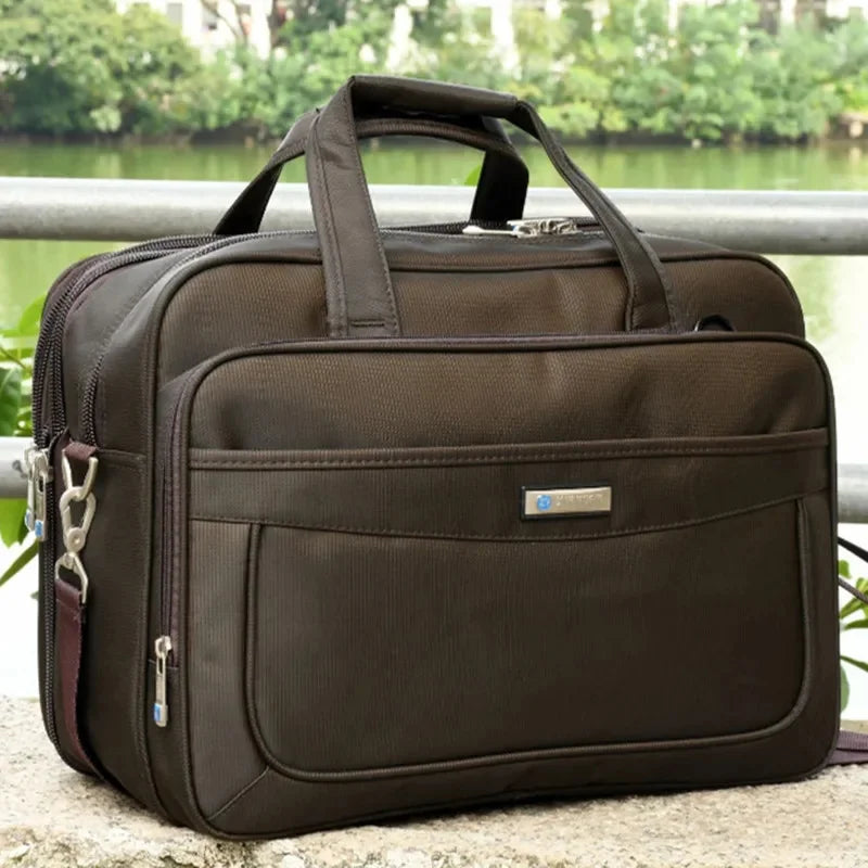 Large Capacity Men's Handbag Business Briefcase 16" inches Laptop Fashion Travel Male Shoulder Messenger Bag