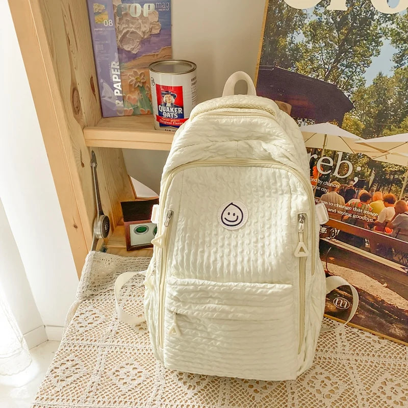 Large Capacity Multi-Pocket Female Backpack Book School Bag for Teenage Girls Boys Student Women's Travel Rucksack 2023 New