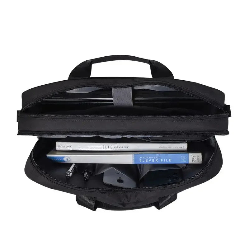 Large Capacity Oxford Men's Briefcase Business Handbag Fashion 17"Inch Laptop Office Male Shoulder Messenger Bag