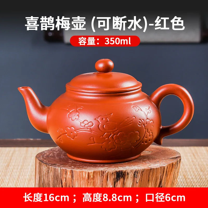 Large Capacity Purple Sand Pot Teaware Handmade Ball Filter Bubble Teapot Ceramic Household Chinese Tea Set