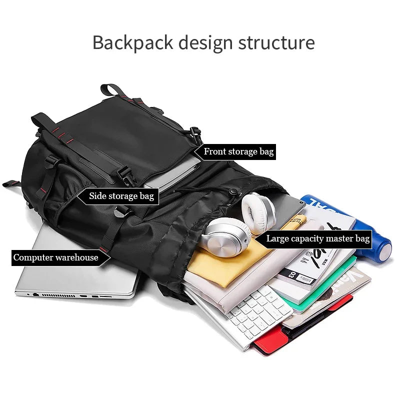 Large Capacity Travel Backpack for Men High Quality Backpacks Light-weight Outdoor Hiking Mountaineering Photography Laptop Bag
