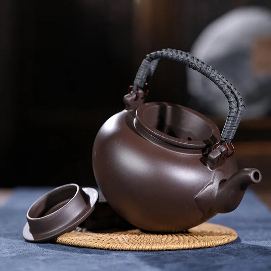 Large Capacity Yixing Teapot Purple Clay Tea Pot Household Kung Fu Kettle with Filter Office Teacup Ceramic Tea Set Drinkware