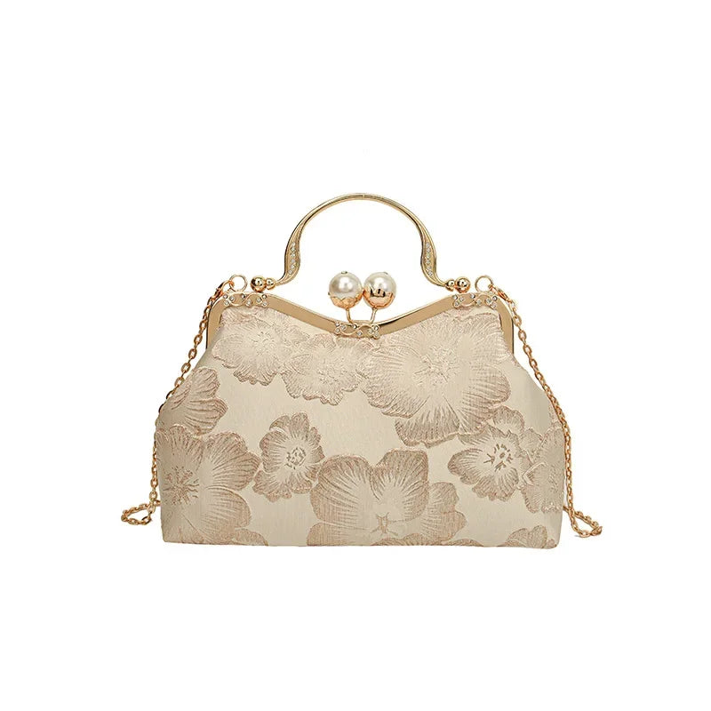 Light Luxury Shell Bag 2024 Summer New Handbag Literary Chain Shoulder Crossbody Bag Women Handbags Luxury Designer Handbag